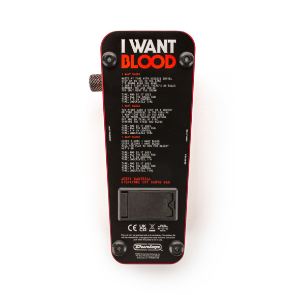 Jim Dunlop Jerry Cantrell I Want Blood Cry Baby Wah